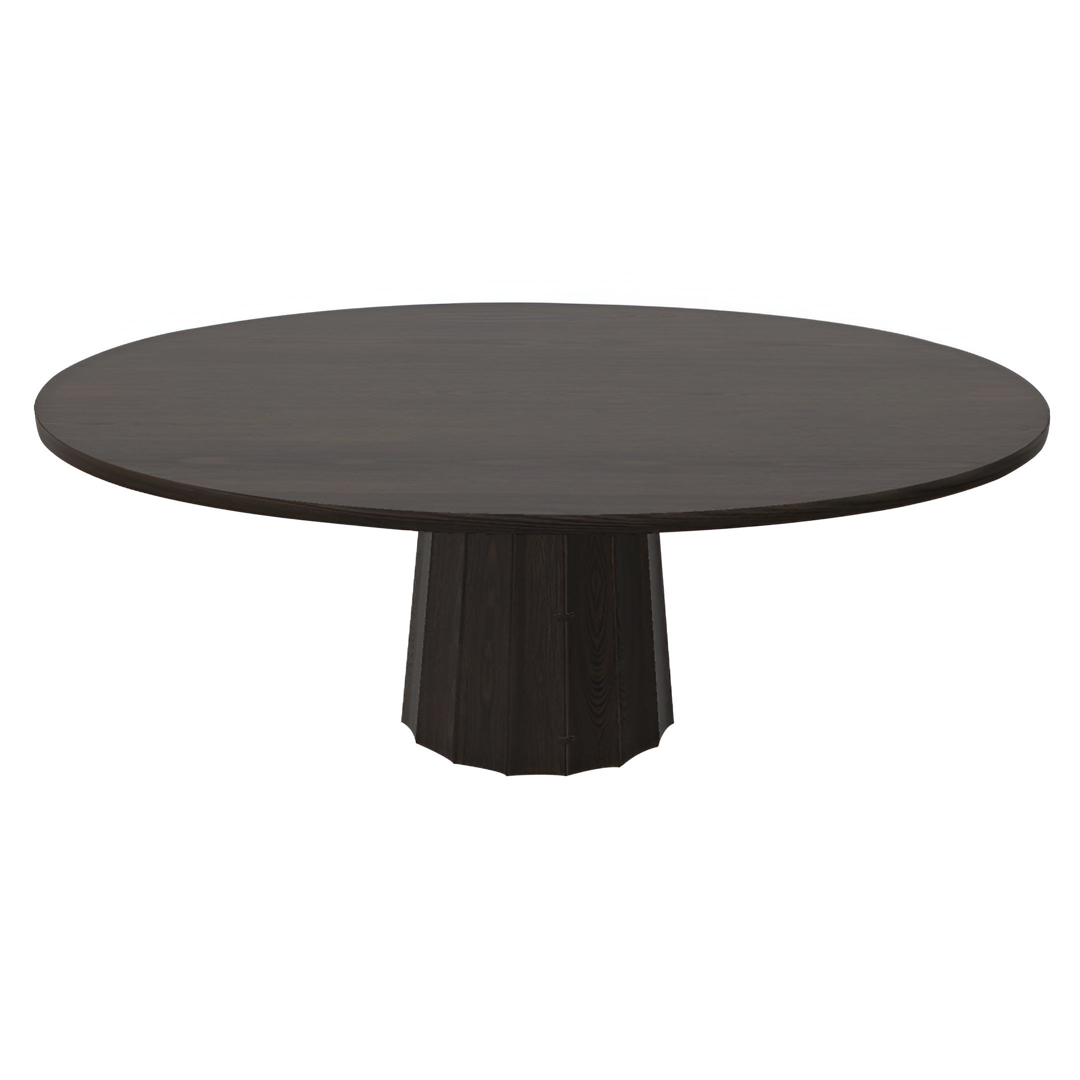 Container Oval Table: Small + Bodhi Cover + Wenge Stained + Wenge