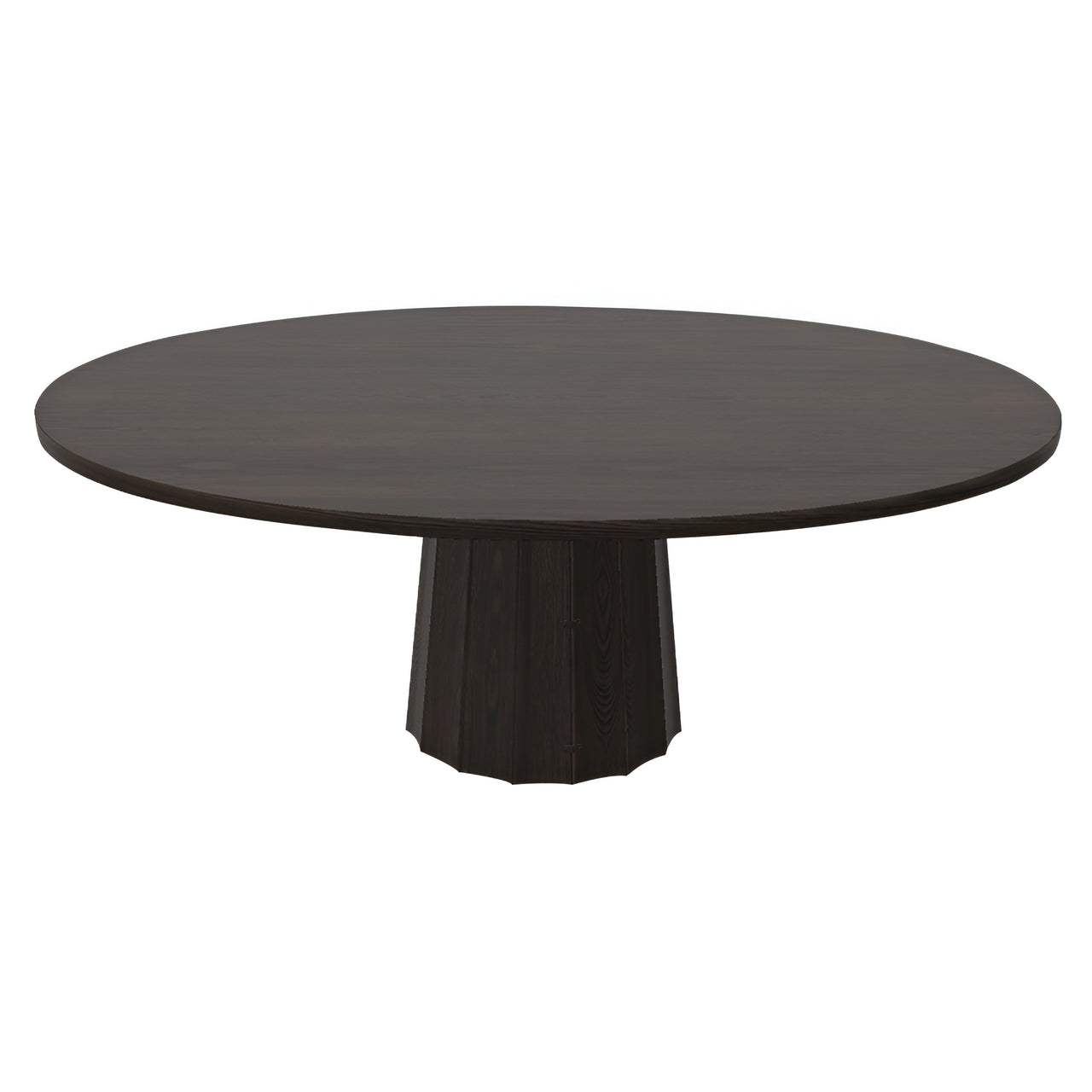 Container Oval Table: Small + Bodhi Cover + Wenge Stained + Wenge