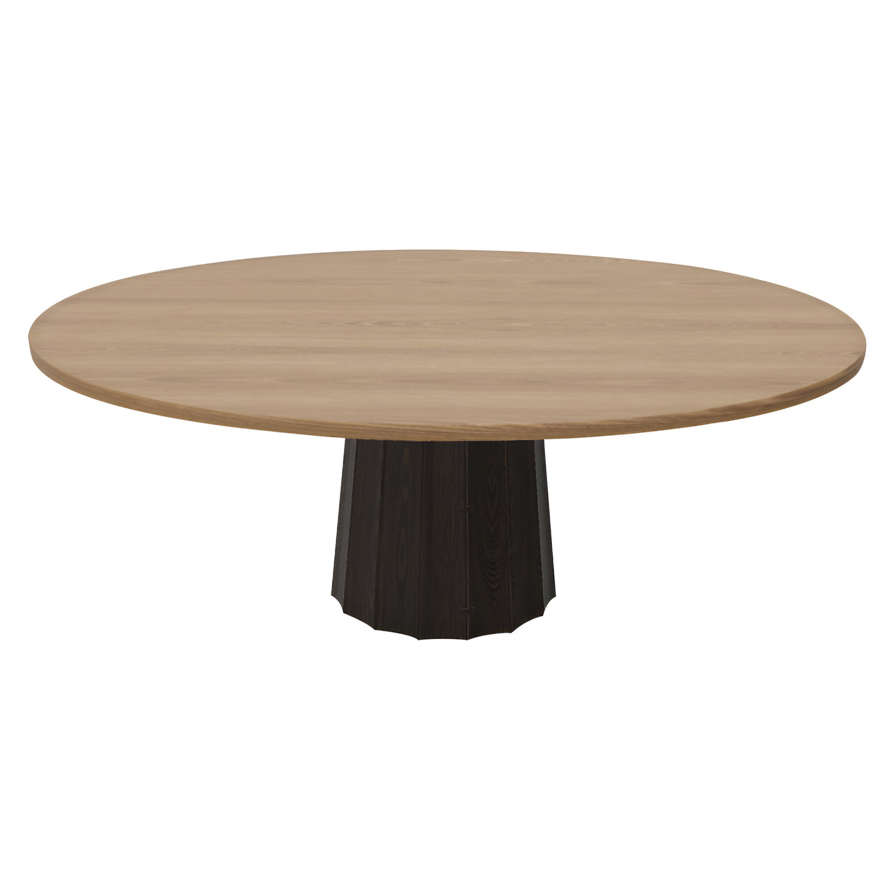 Container Oval Table: Small + Bodhi Cover + Natural Oil + Wenge