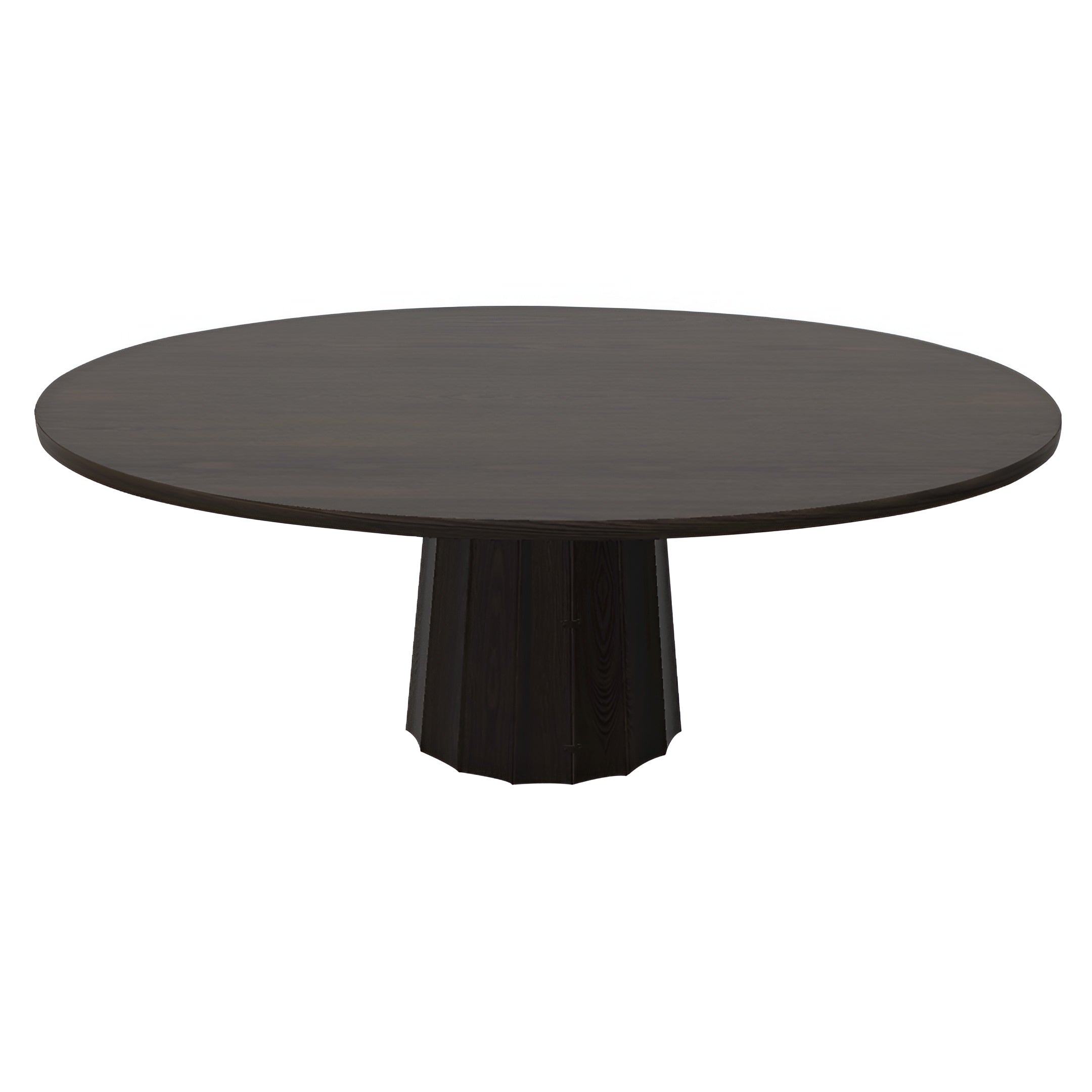 Container Oval Table: Small + Bodhi Cover + Grey Stained + Wenge