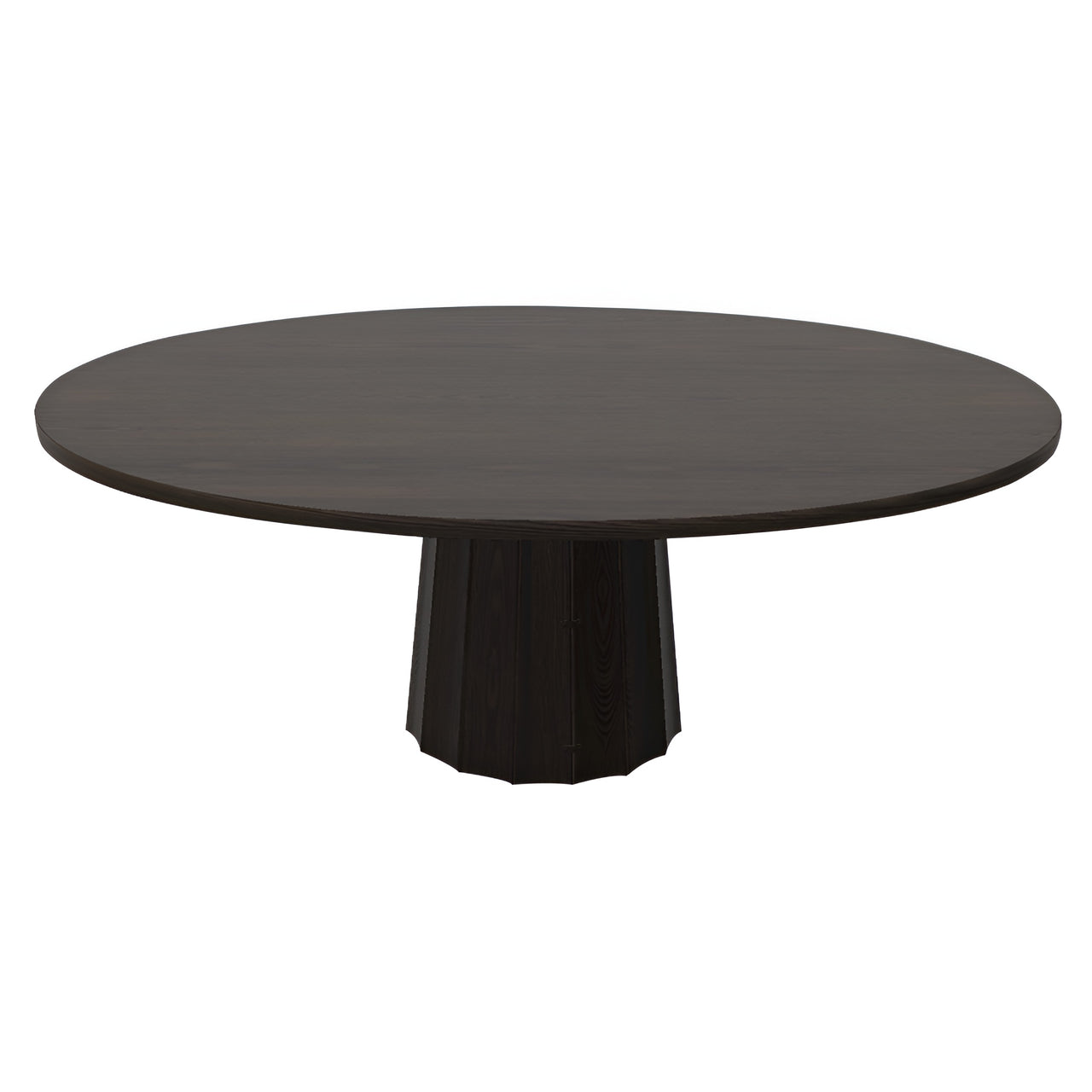 Container Oval Table: Small + Bodhi Cover + Grey Stained + Wenge