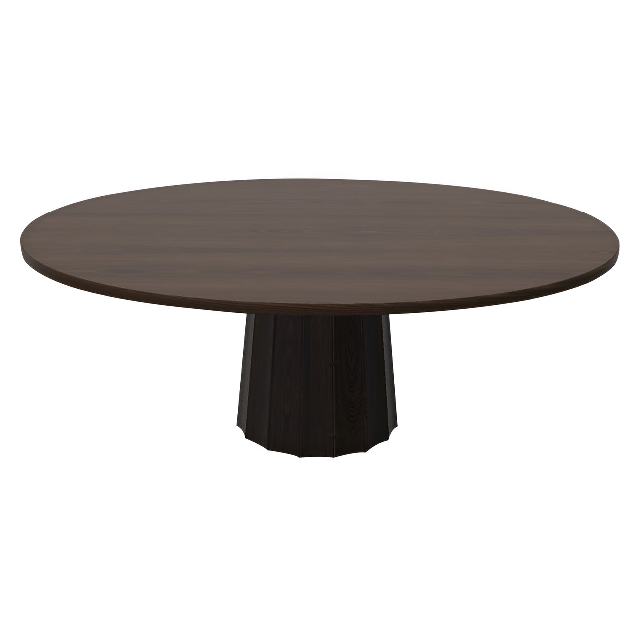 Container Oval Table: Small + Bodhi Cover + Cinnamon Stained + Grey