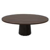 Container Oval Table: Small + Bodhi Cover + Cinnamon Stained + Grey