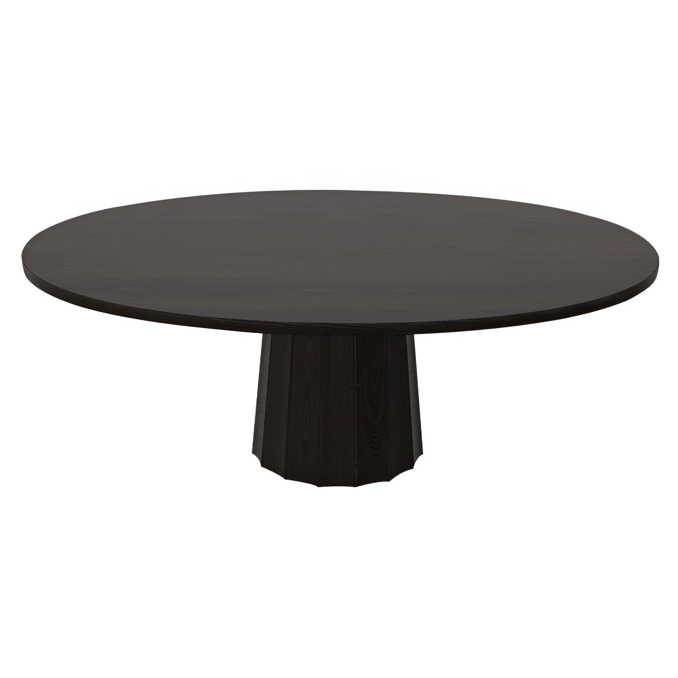 Container Oval Table: Small + Bodhi Cover + Wenge Stained + Wenge