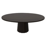 Container Oval Table: Small + Bodhi Cover + Wenge Stained + Wenge