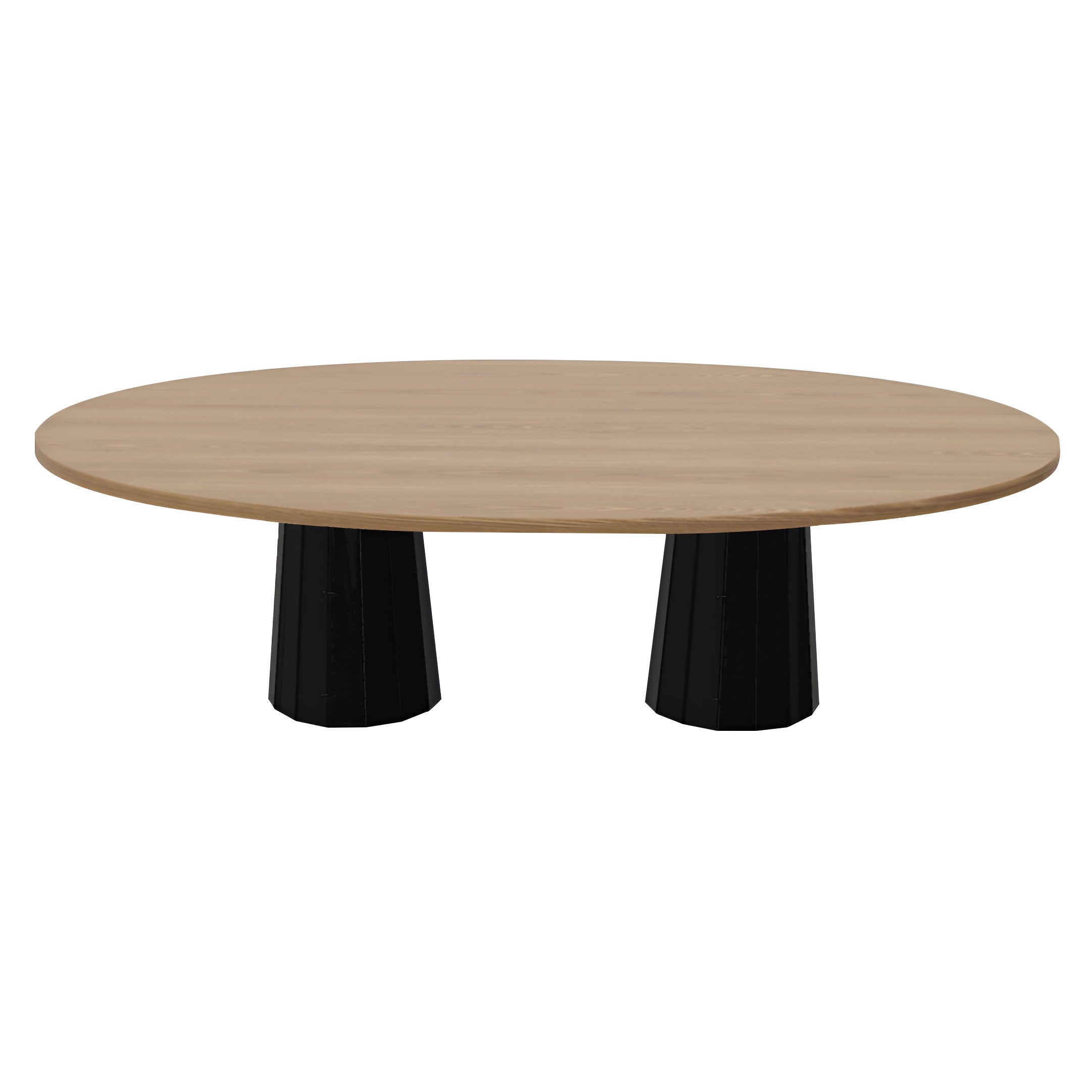 Container Oval Table: Large + Bodhi Cover + Natural Oil + Grey