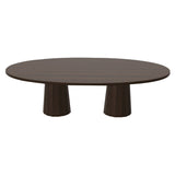 Container Oval Table: Large + Bodhi Cover + Cinnamon Stained + Cinnamon