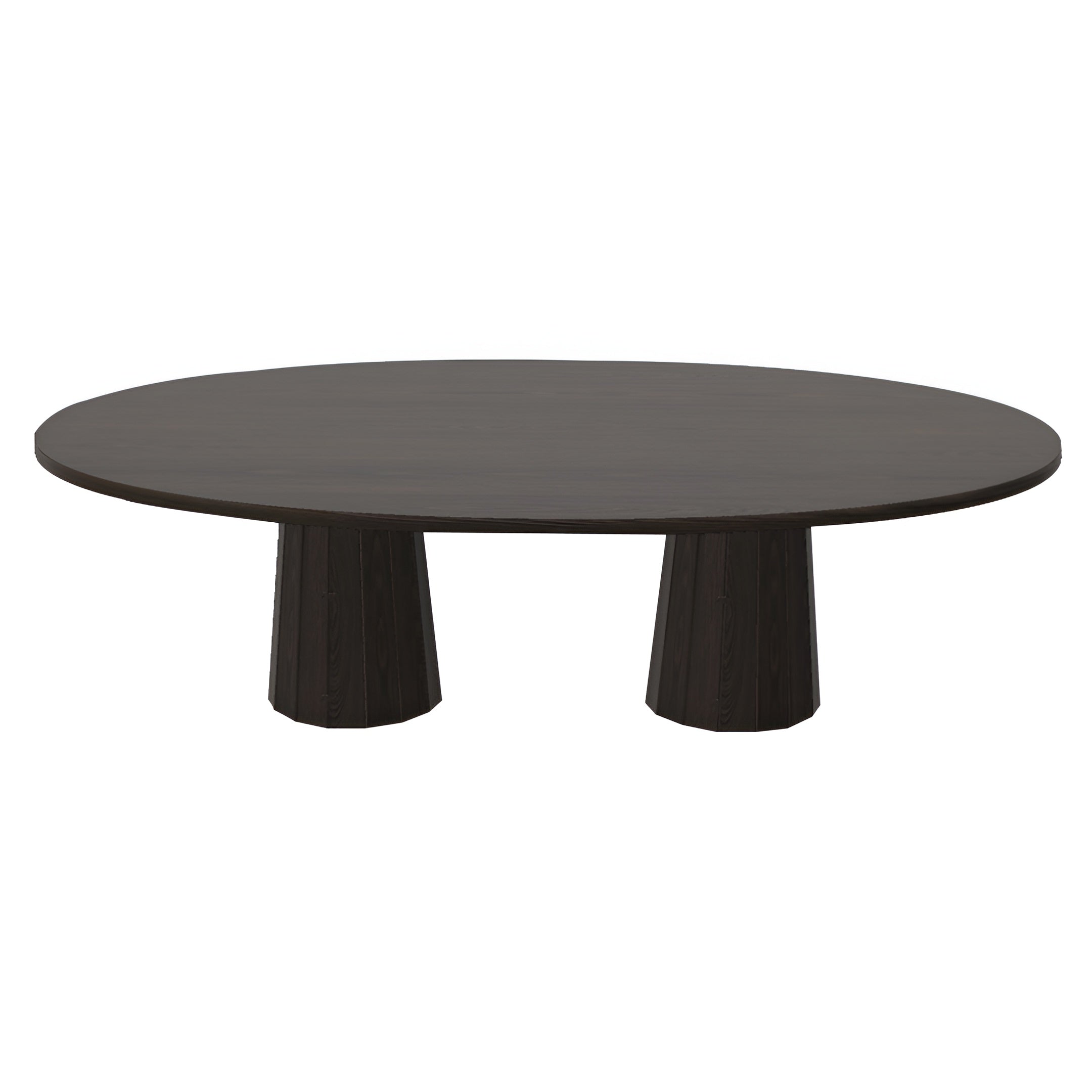 Container Oval Table: Large + Bodhi Cover + Grey Stained + Grey