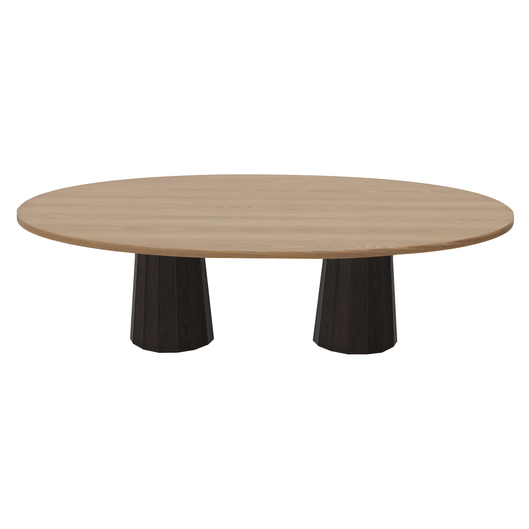 Container Oval Table: Large + Bodhi Cover + Natural Oil + Cinnamon
