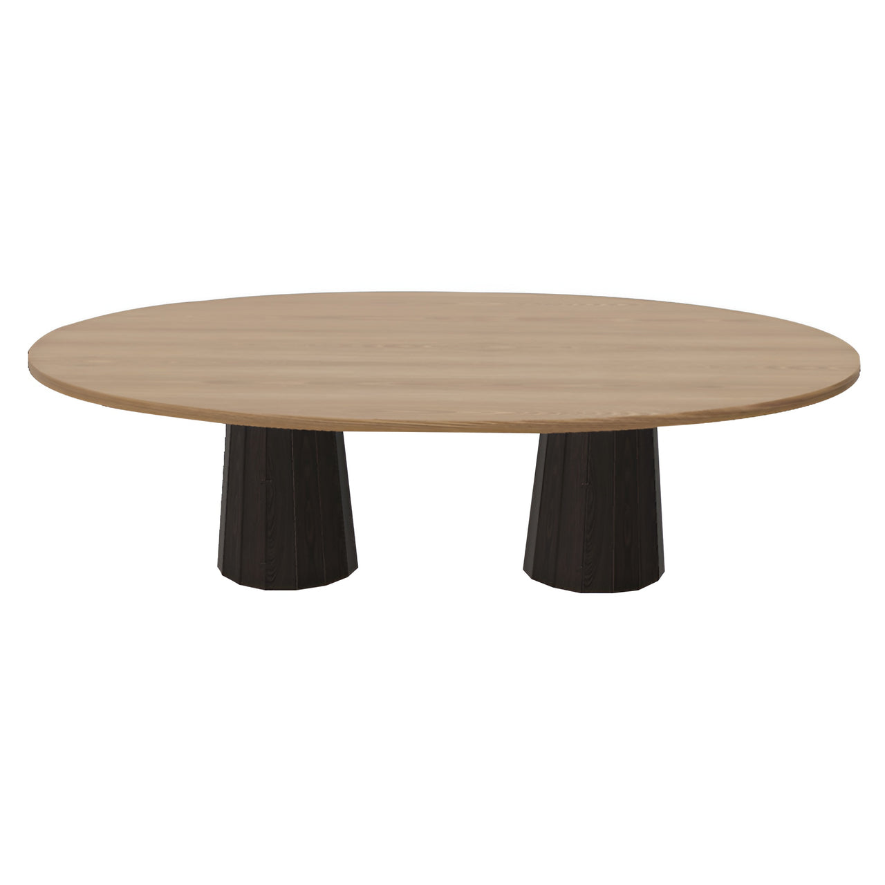 Container Oval Table: Large + Bodhi Cover + Natural Oil + Cinnamon