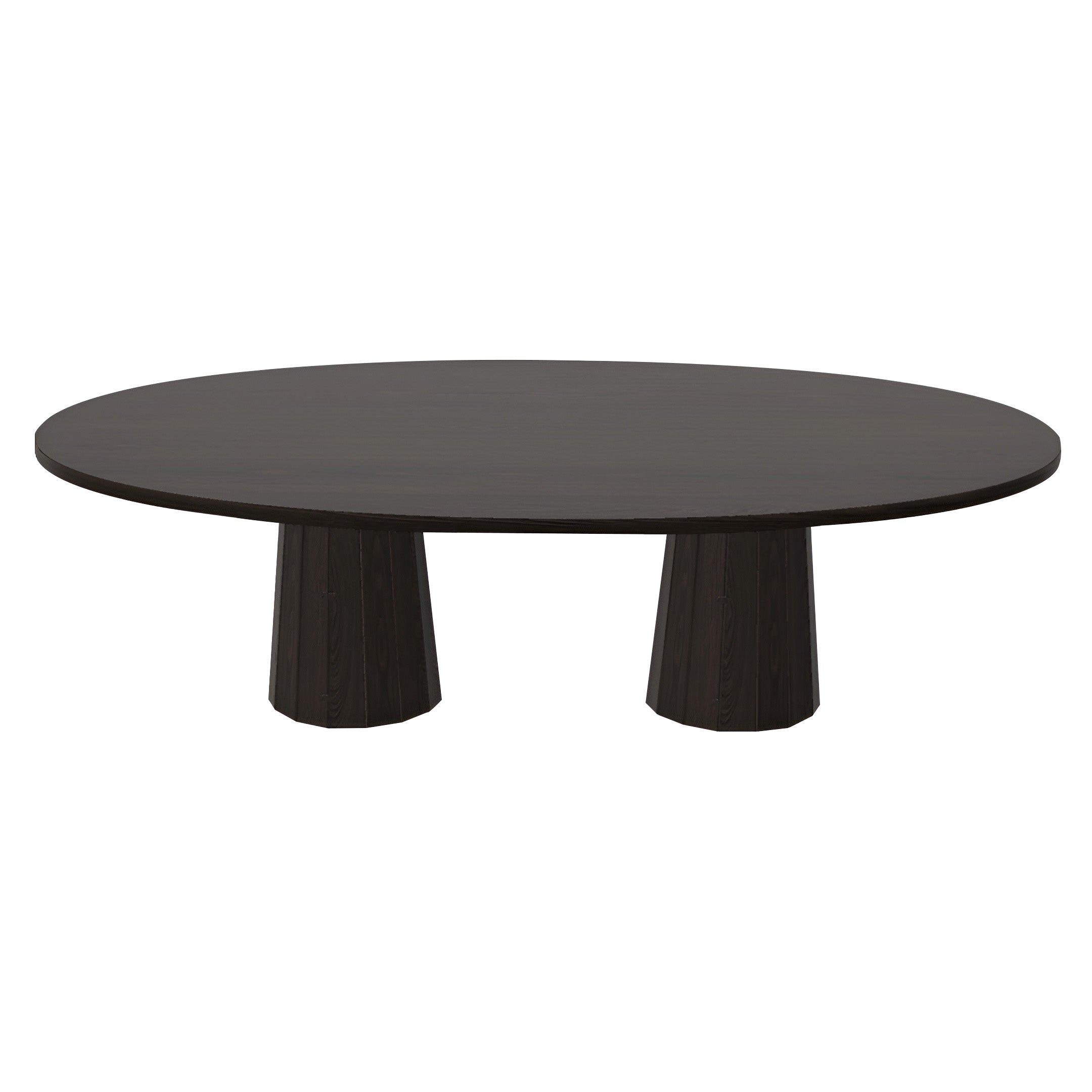 Container Oval Table: Large + Bodhi Cover + Grey Stained + Grey