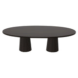 Container Oval Table: Large + Bodhi Cover + Grey Stained + Grey