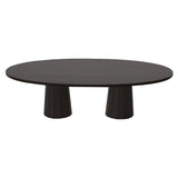 Container Oval Table: Large + Bodhi Cover + Grey Stained + Grey