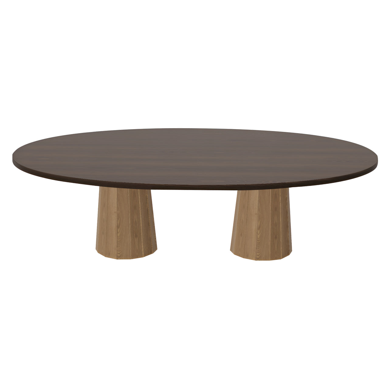 Container Oval Table: Large + Bodhi Cover + Cinnamon Stained + Natural Oil