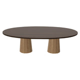 Container Oval Table: Large + Bodhi Cover + Cinnamon Stained + Natural Oil
