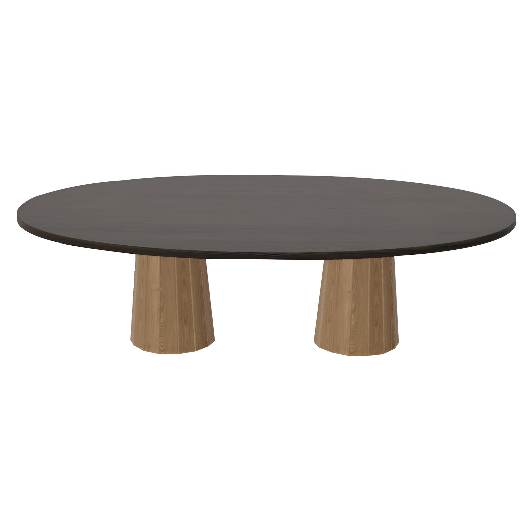 Container Oval Table: Large + Bodhi Cover + Grey Stained + Natural Oil