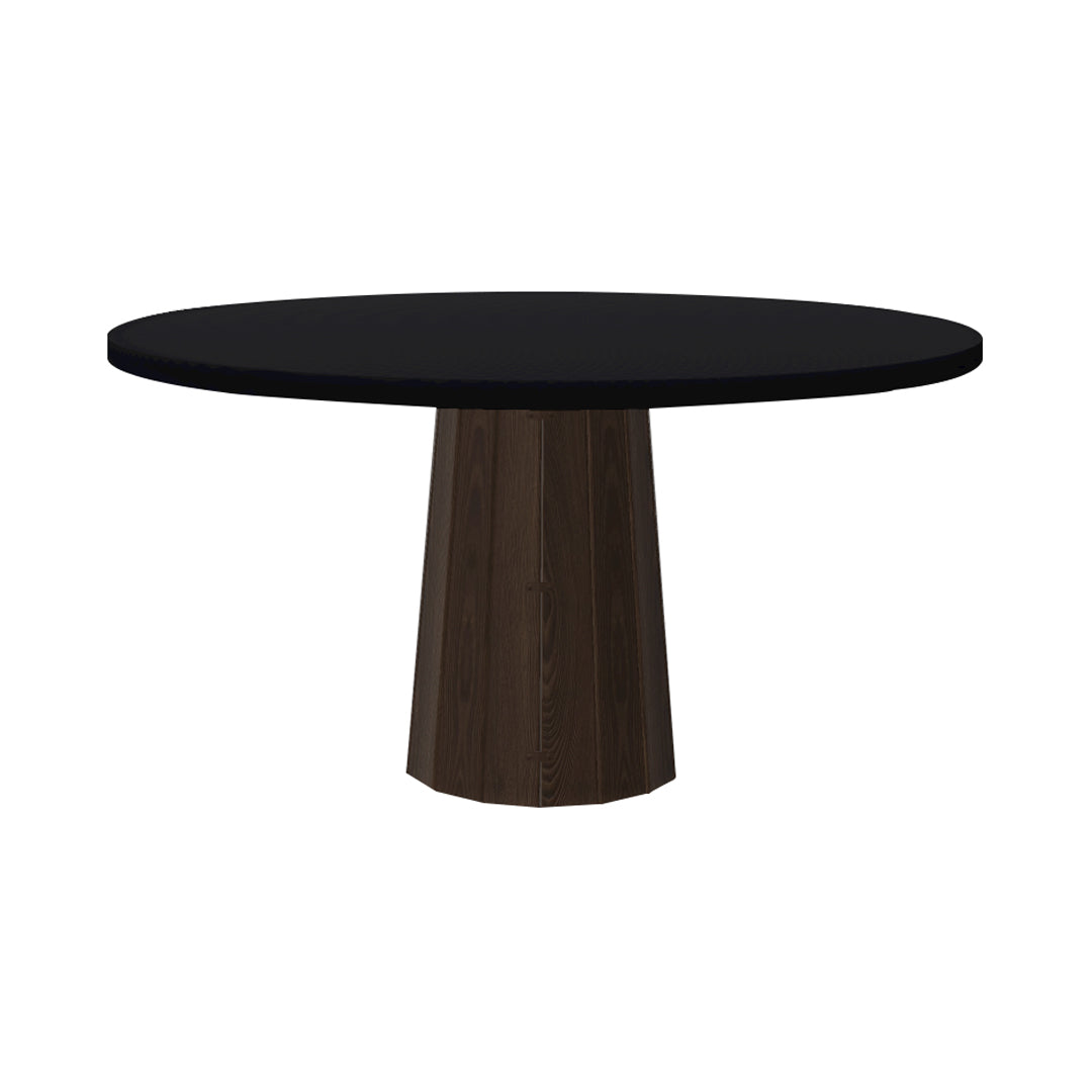 Container Round Table: Large + Bodhi Cover + Jet Black + Cinnamon