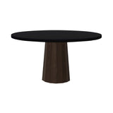 Container Round Table: Large + Bodhi Cover + Jet Black + Cinnamon