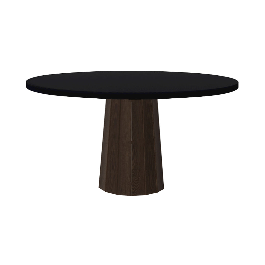 Container Round Table: Large + Bodhi Cover + Jet Black + Cinnamon