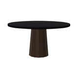 Container Round Table: Large + Bodhi Cover + Jet Black + Cinnamon