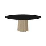 Container HPL Round Table: XXL + Bodhi Cover + Black + White Wash