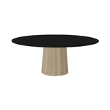 Container HPL Round Table: XXL + Bodhi Cover + Black + White Wash