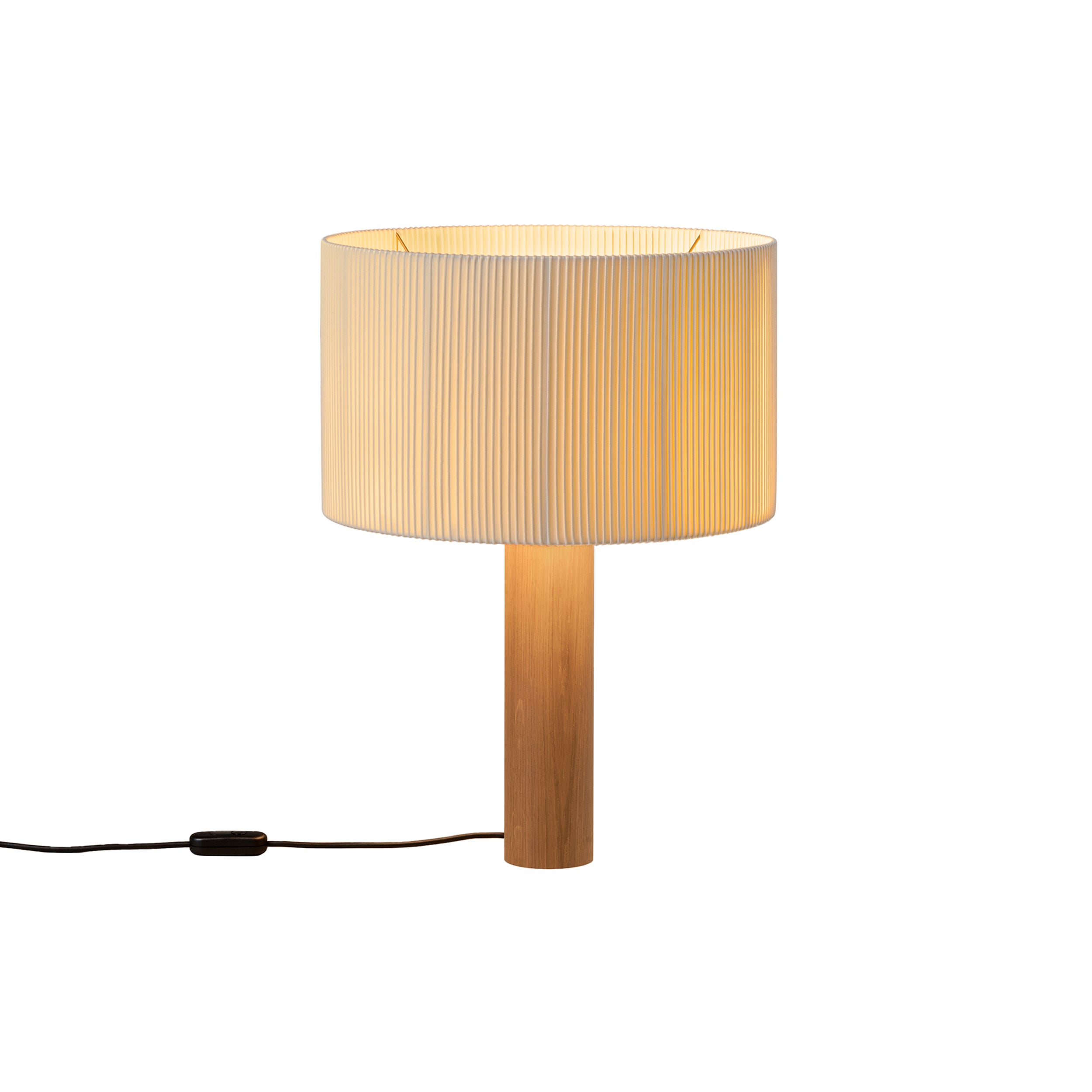 Moragas Table Lamp: Natural Oak