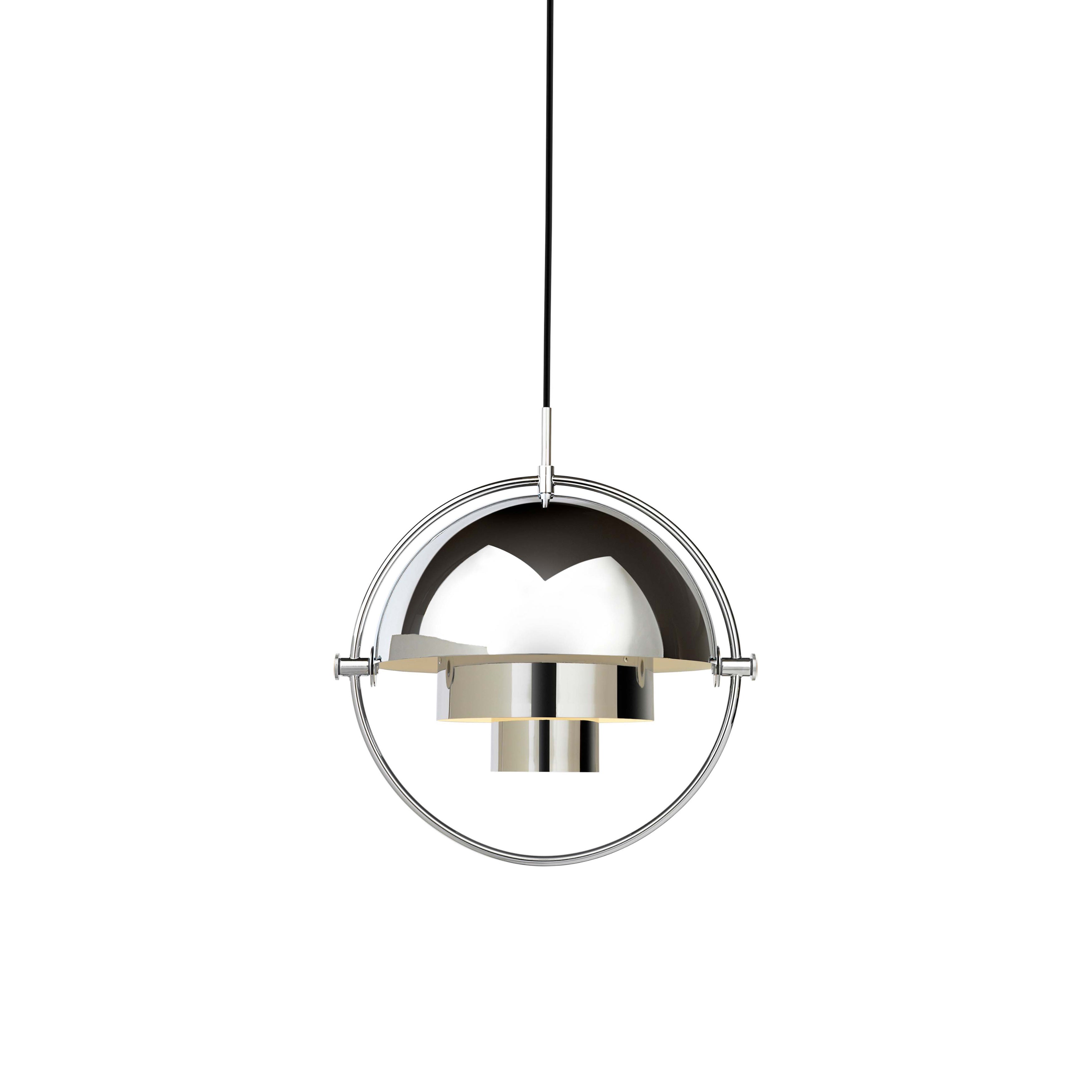 Multi-Lite Pendant: Small + Chrome + Chrome
