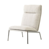 Muno LN16 Highback Lounge Chair: Dark Chrome