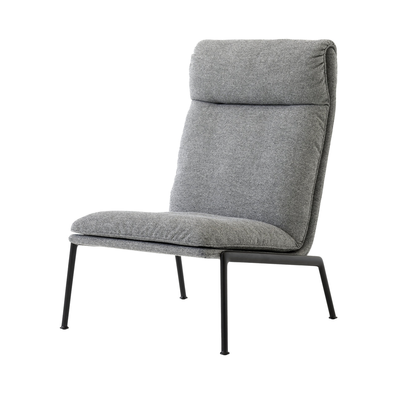 Muno LN16 Highback Lounge Chair: Warm Black