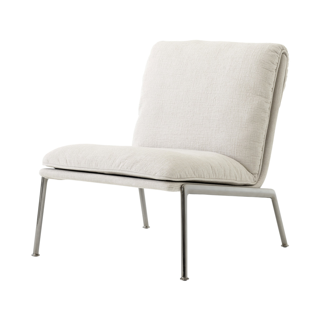 Muno LN18 Lounge Chair: Dark Chrome