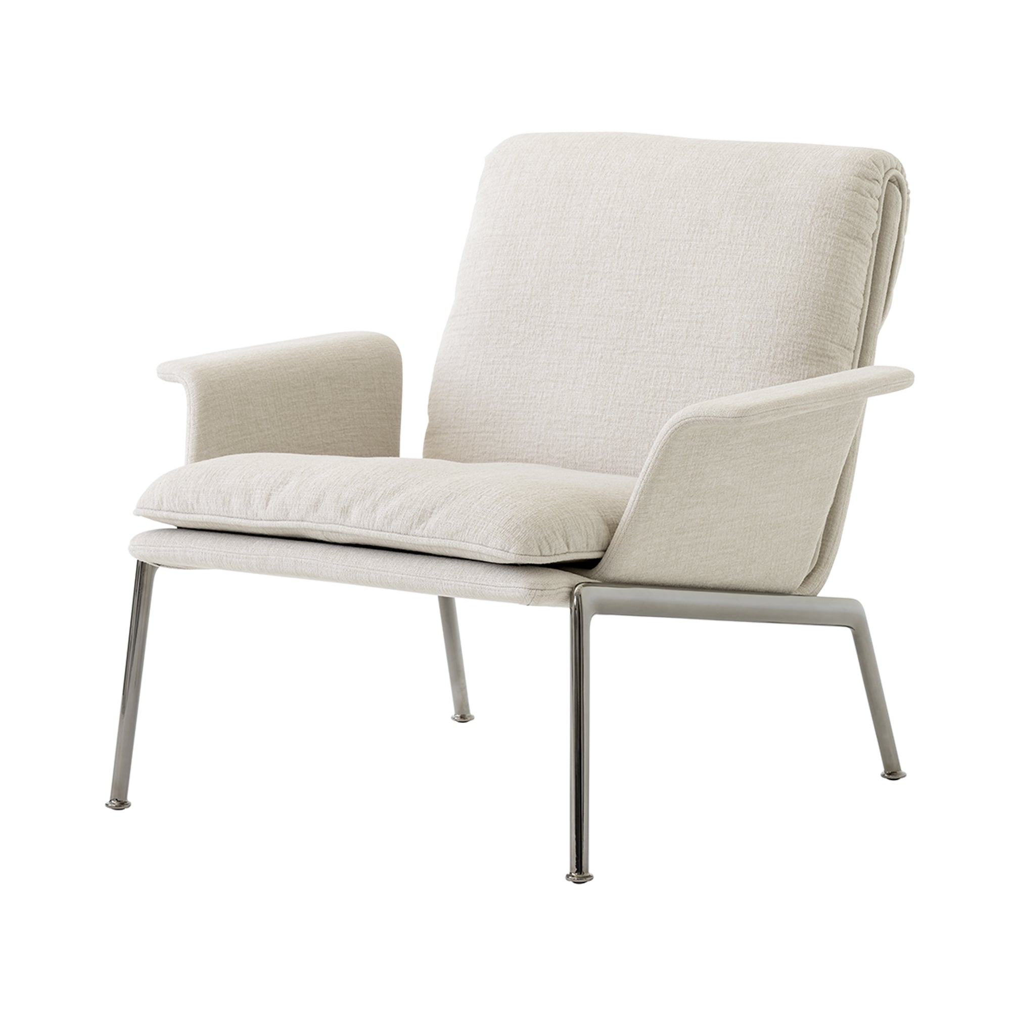 Muno Lounge Armchair: LN19 + Dark Chrome