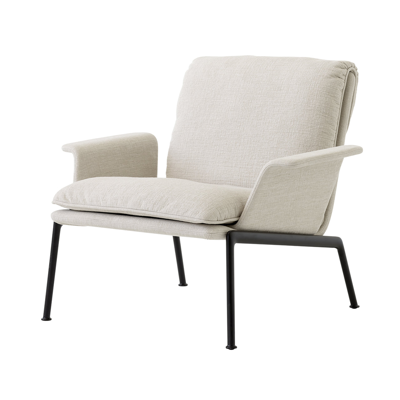 Muno Lounge Armchair: LN19 + Warm Black
