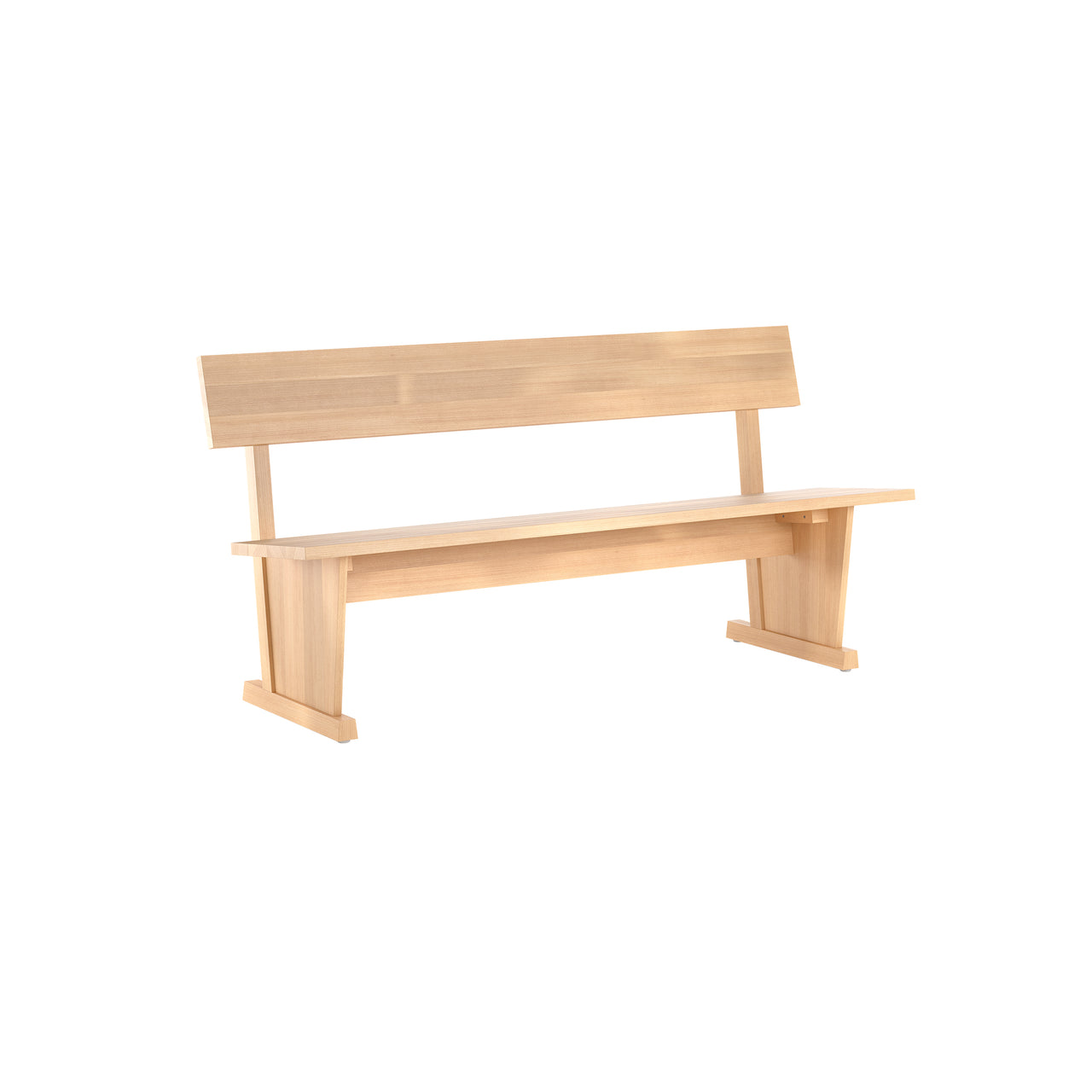 Silent Bench: Short + Oiled Oak