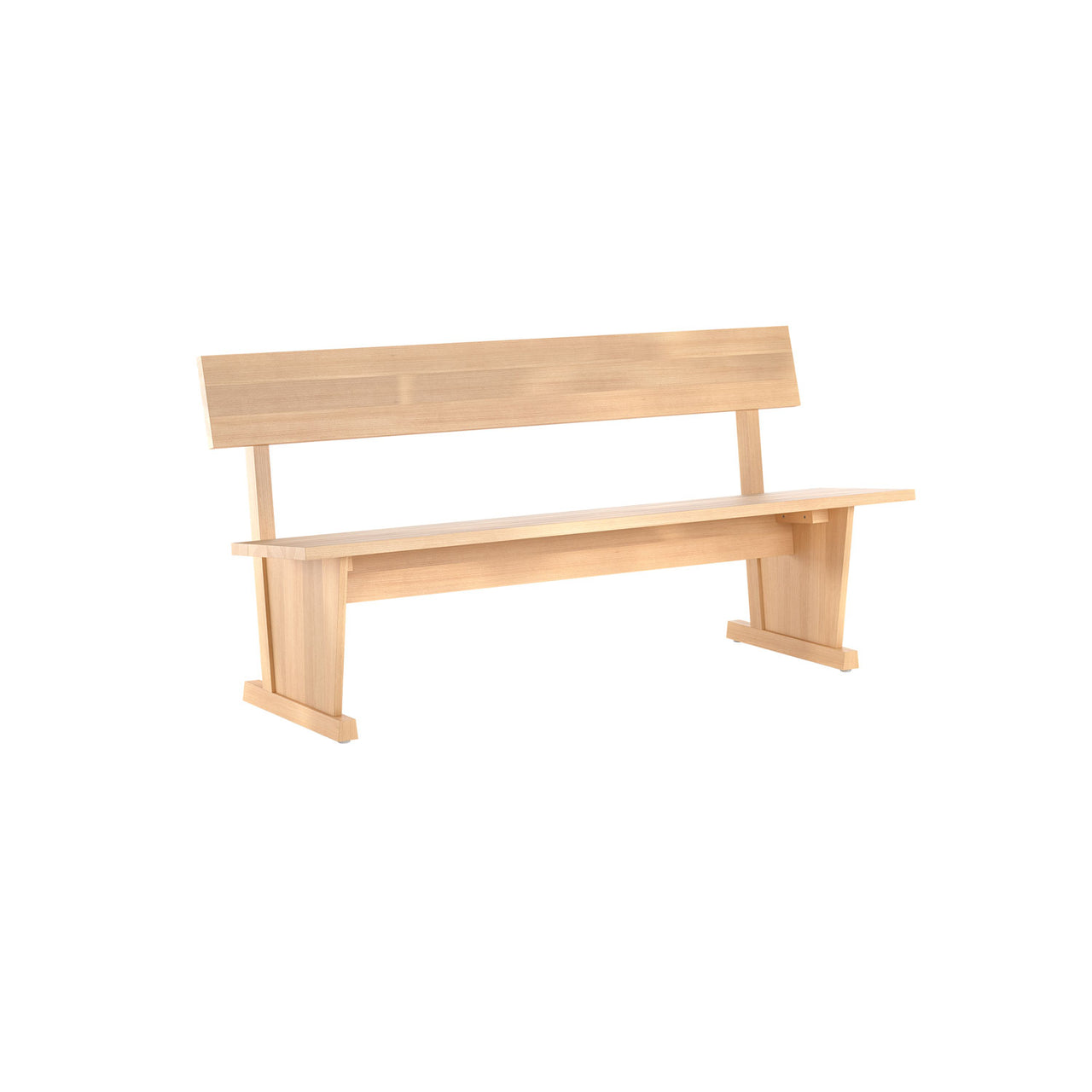 Silent Bench: Short + Oiled Oak