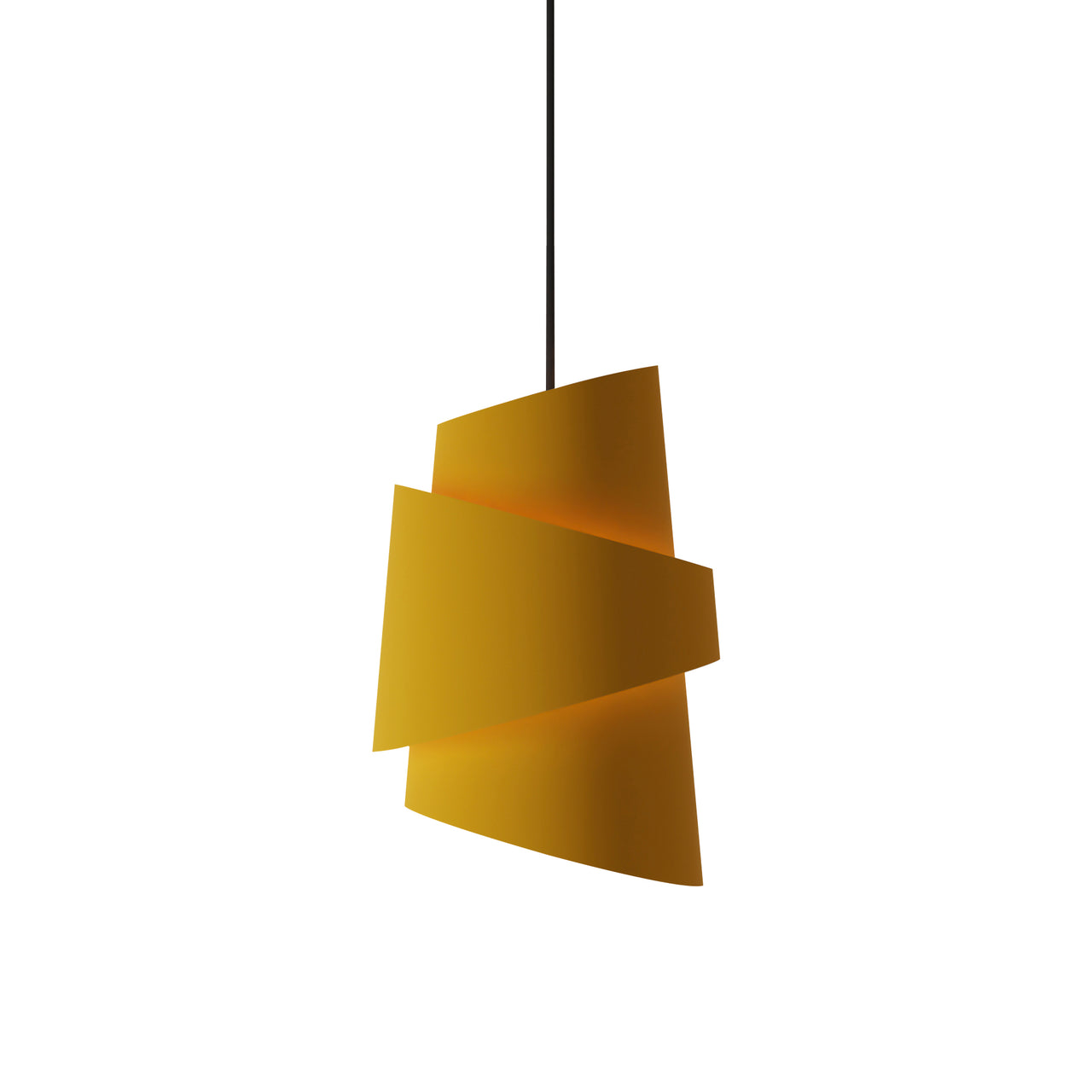 Croissant Pendant Light: Mustard