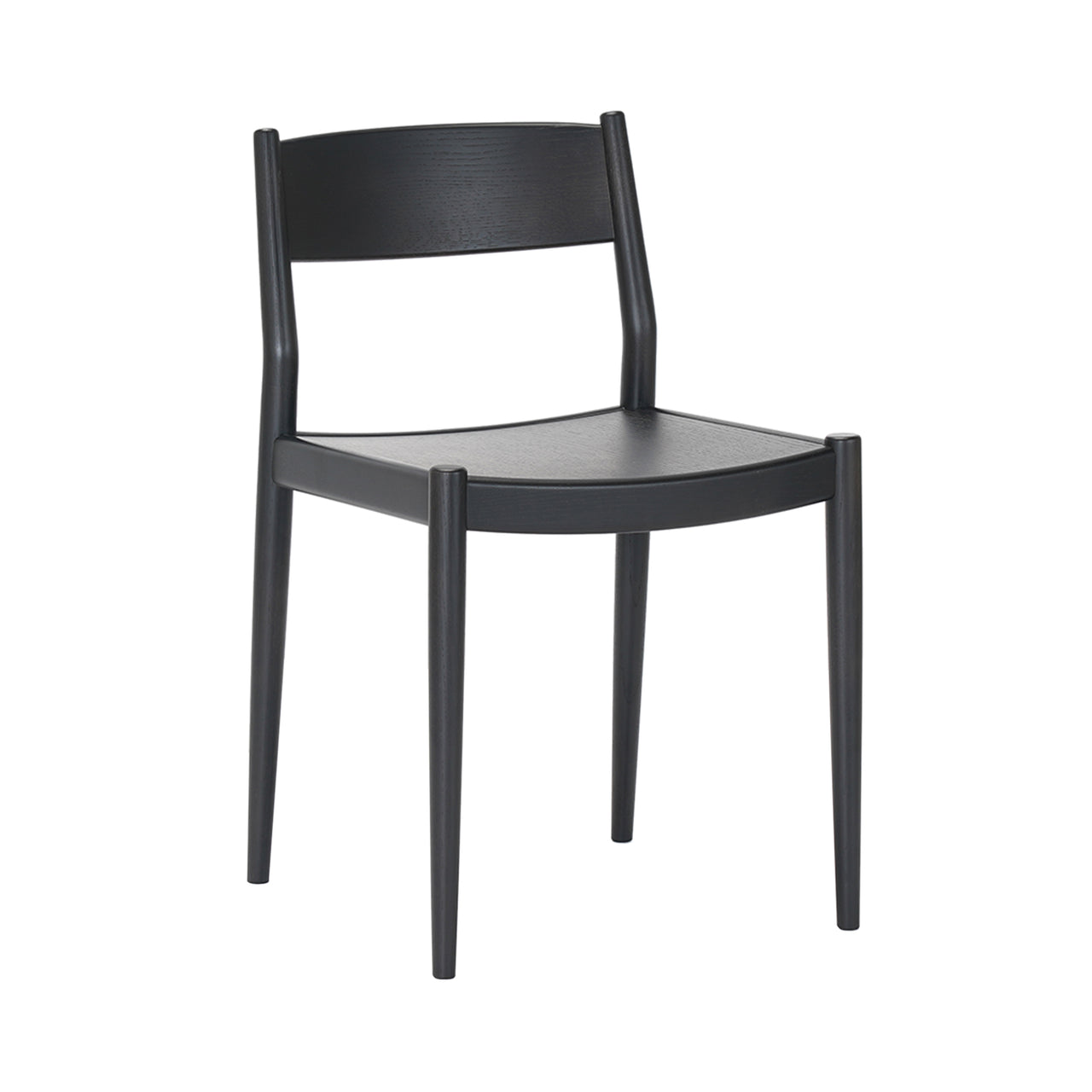 Minatomirai Cafe Chair N-DC03: Grain Matte Black