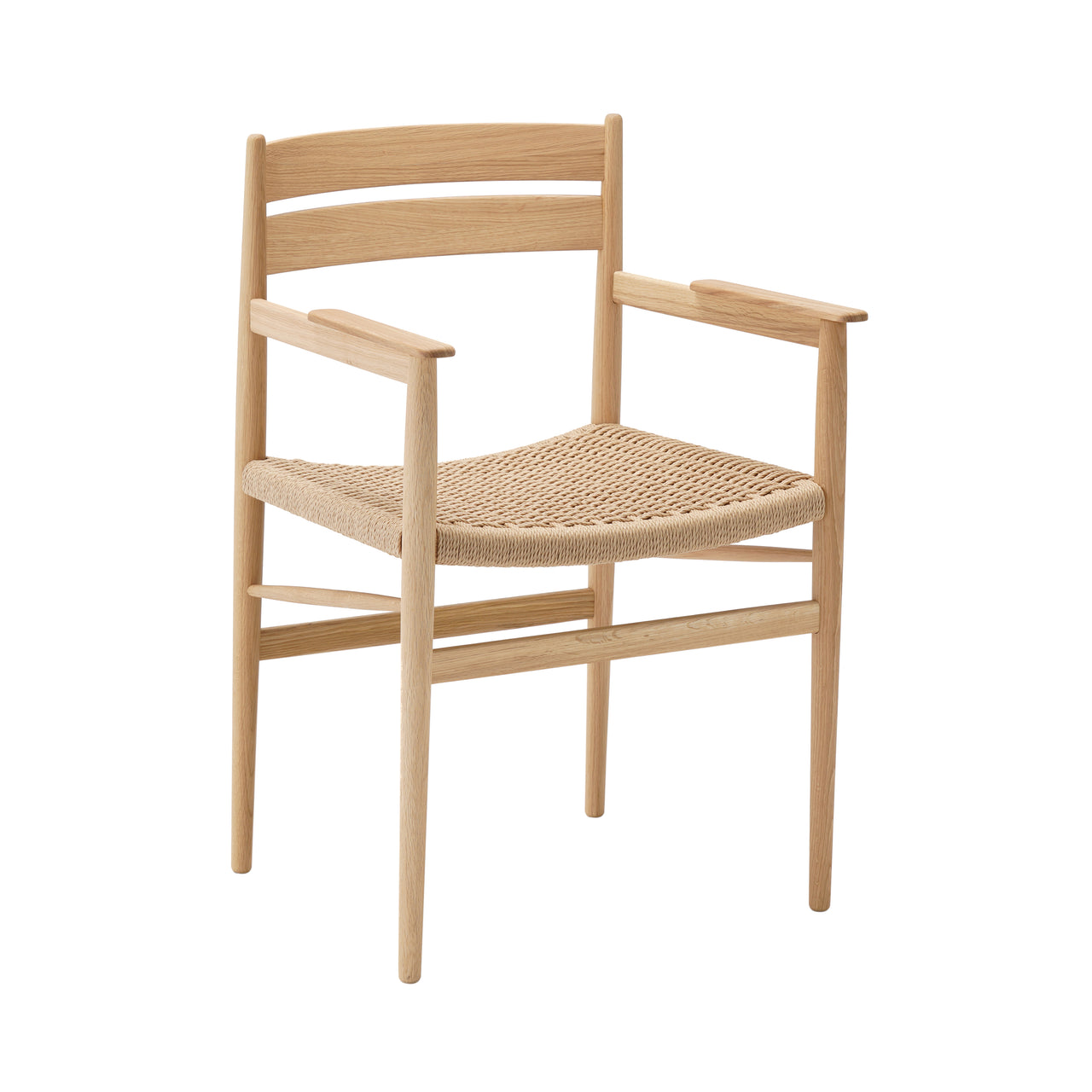 Hiroo Dining Chair N-DC04: Paper Cord: Pure Oak