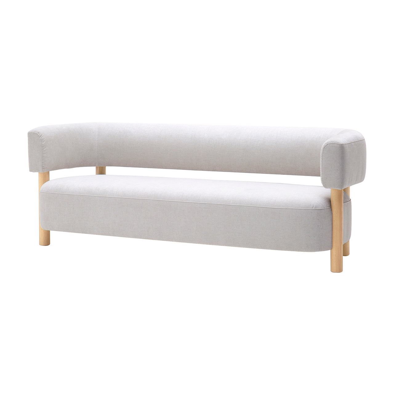 Notabene Shoe Store N-S03 Sofa: 2.5 Seater + Pure Oak