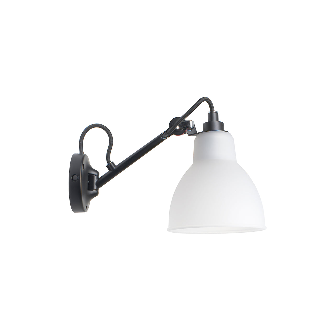 Lampe Gras N° 104 Wall Lamp: Polycarbonate + Without Switch