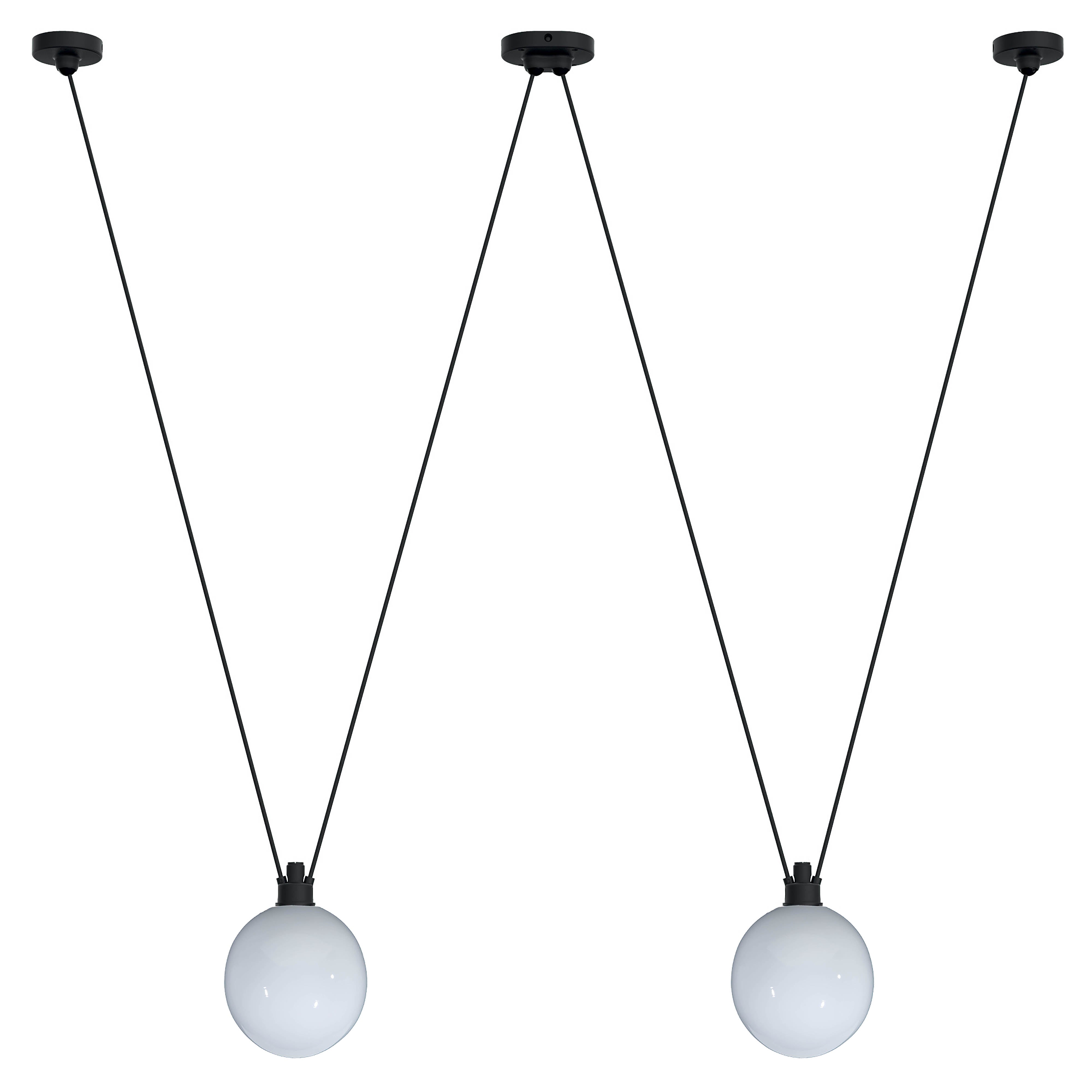 Les Acrobates N ° 324 Pendant Lamp: Glassball + Large - 9.8