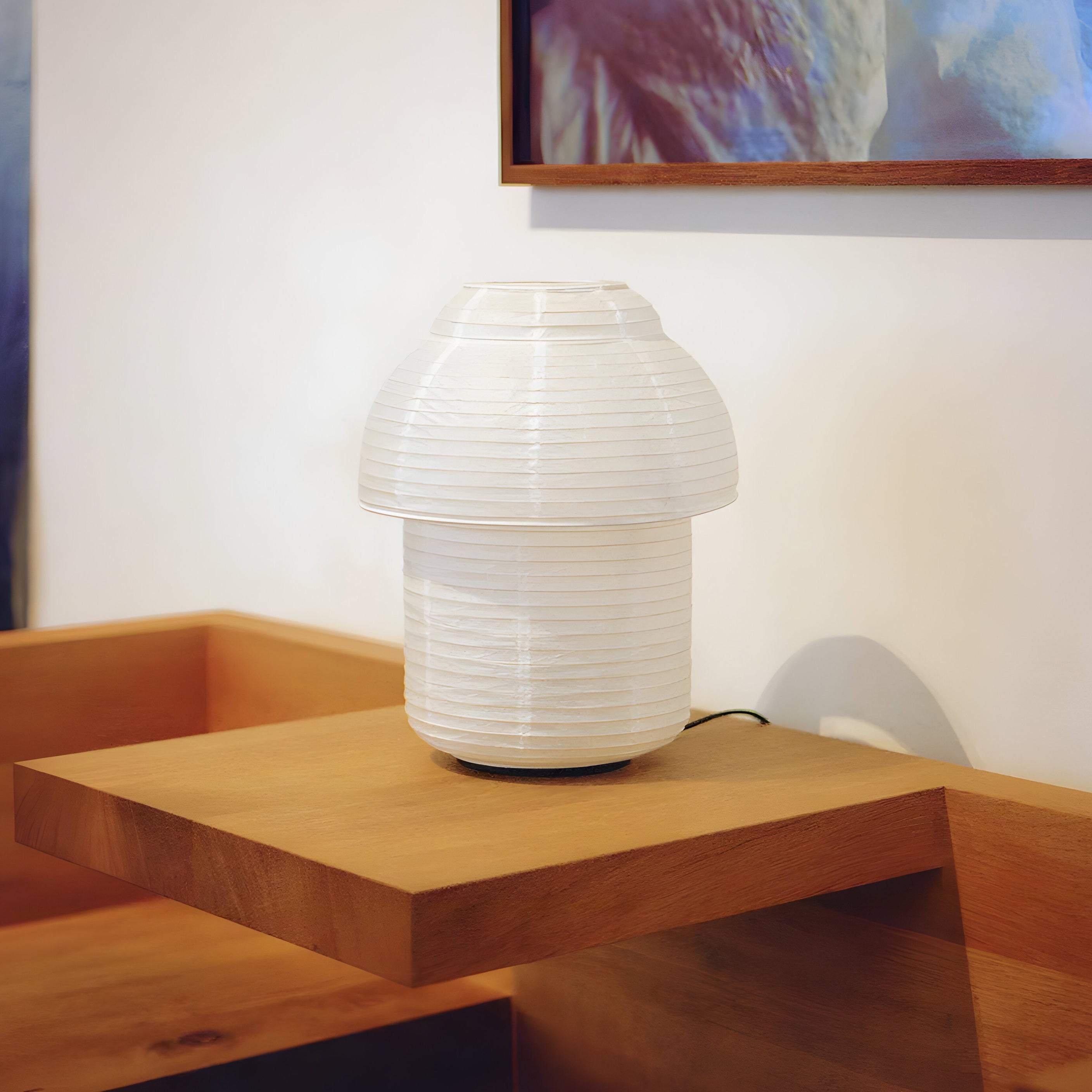 Papier Double Table Lamp