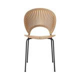 Trinidad Chair: Stacking + Oiled Oak + Black
