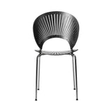 Trinidad Chair: Stacking +  Black Ash + Chrome