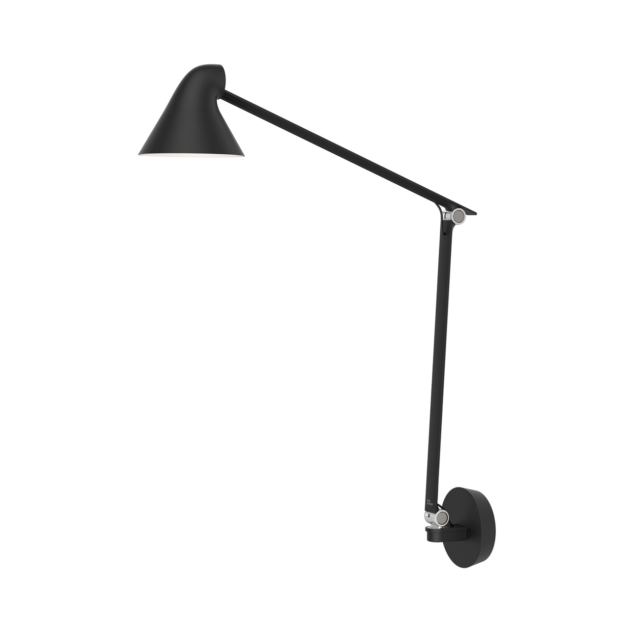 NJP Wall Box Lamp: Long + Black