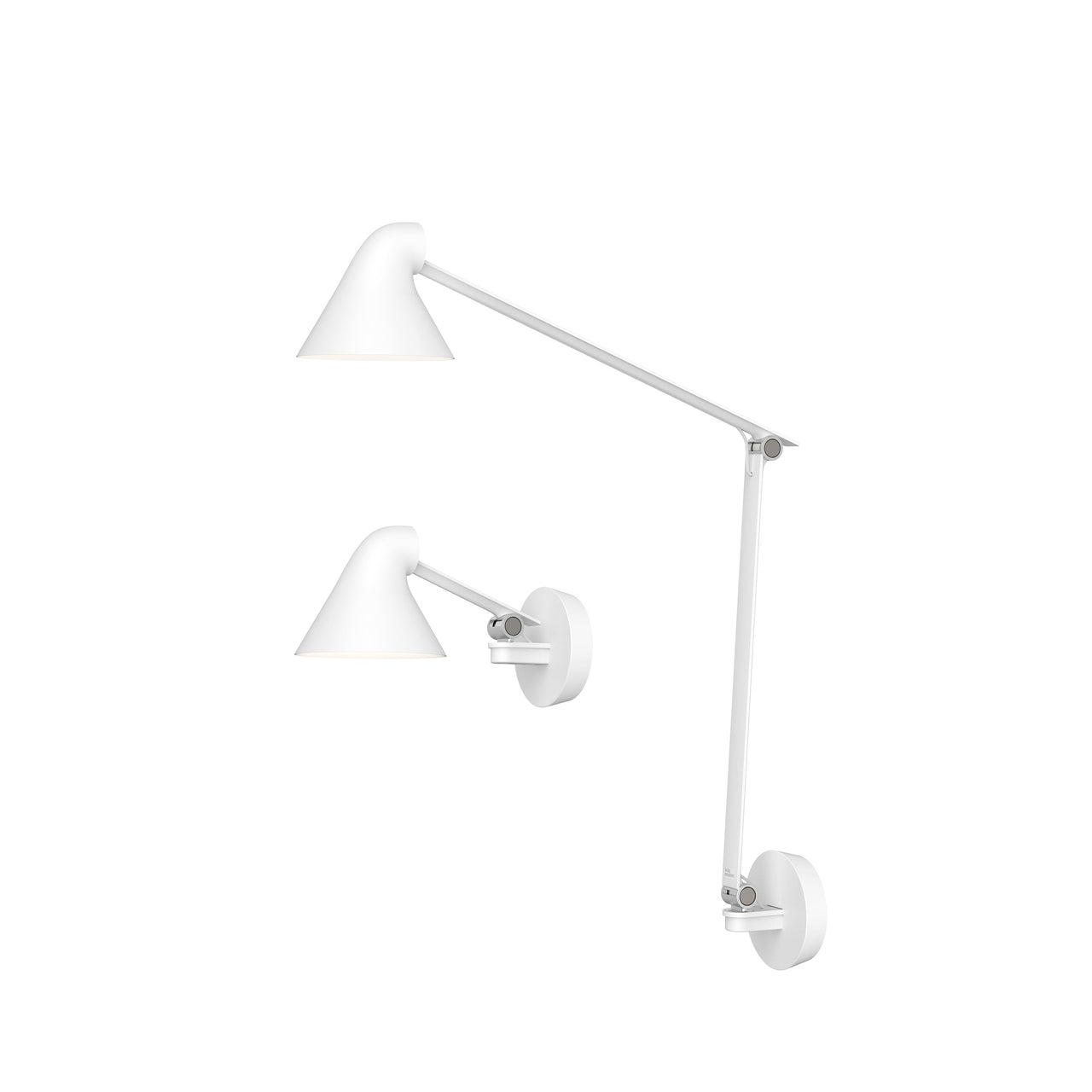 NJP Wall Box Lamp: Long + White + Short + White