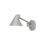 NJP Wall Box Lamp: Short + Light Aluminum Grey