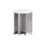 NM04 Side Table: Inox Steel