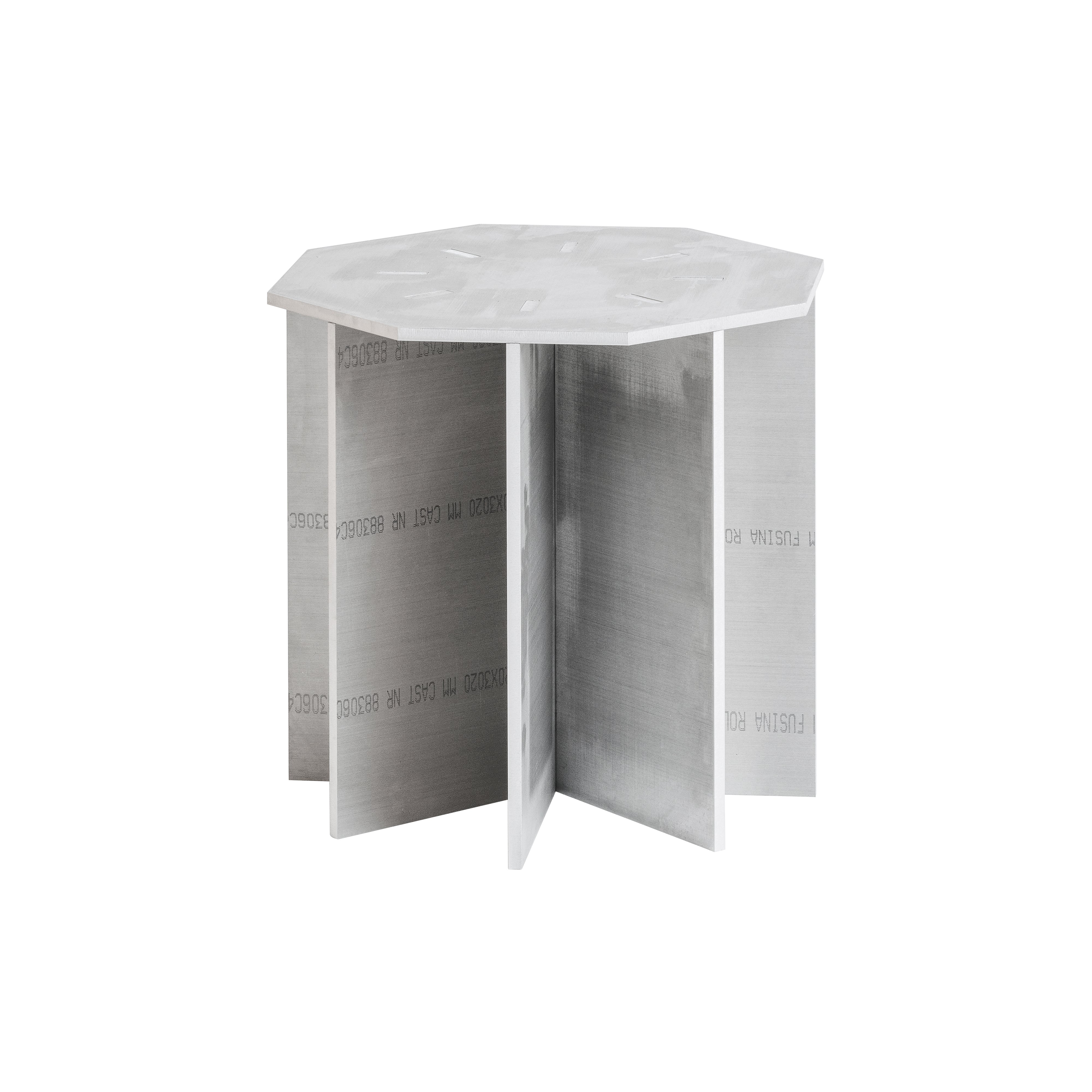 NM10 Octagonal Side Table: Aluminum