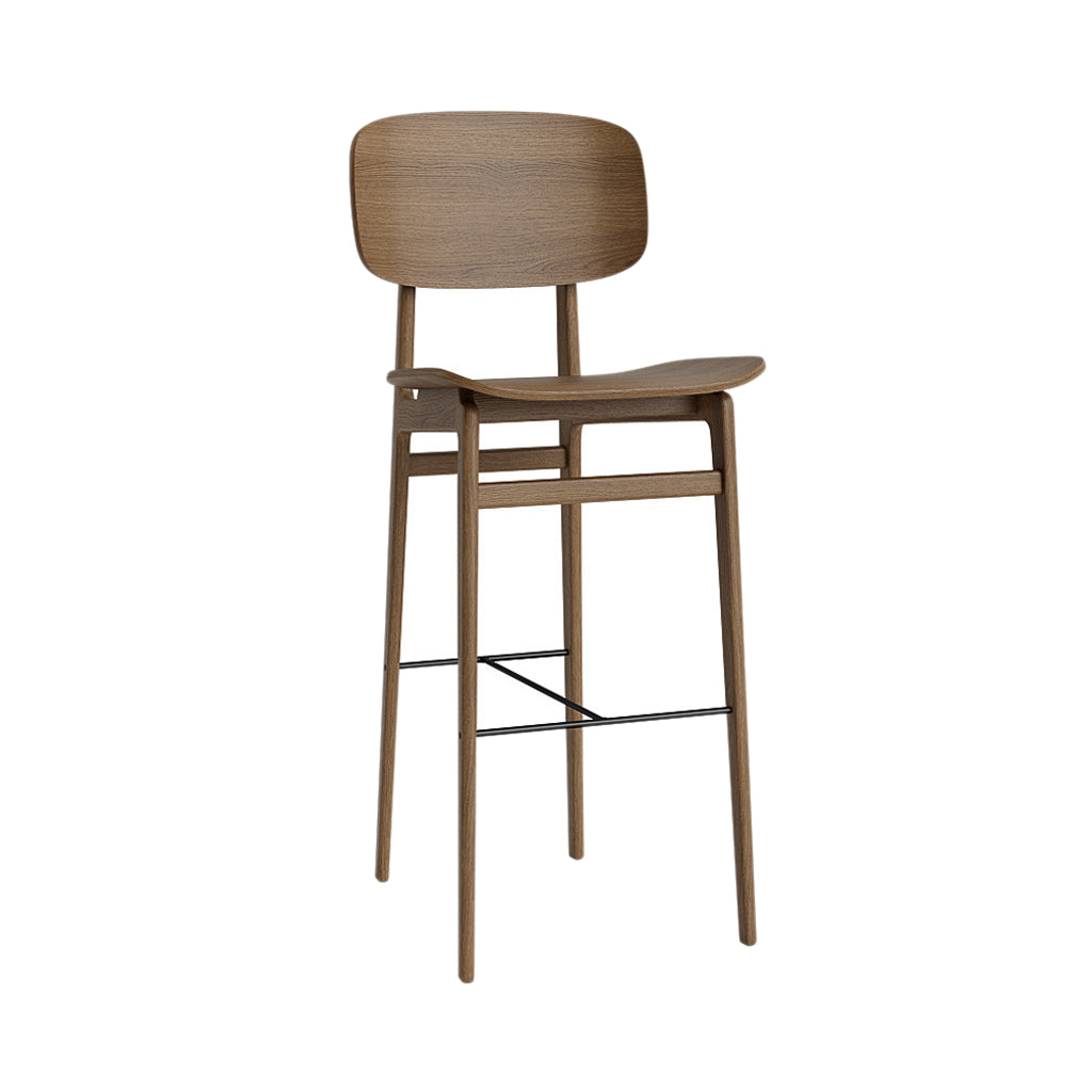 NY11 Bar + Counter Chair: Bar + Light Smoked Oak